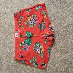 Old Navy tropical patterned shorts